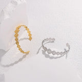 316L Stainless Steel Retro Sun Cuff Bracelet For Women Girl Adjustable