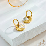 316L Stainless Steel Star Moon Earrings for Women Girl
