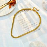 316L Stainless Steel Thick Snake Chain Necklace for Women
