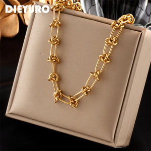 316L Stainless Steel Vintage Necklace High Rust Proof Girls Party Gift