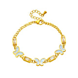 Butterfly Charm Bracelet for Women Girls