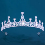 Crystal Tiara Bridal Crown Women Girls Wedding Headwear Jewelry