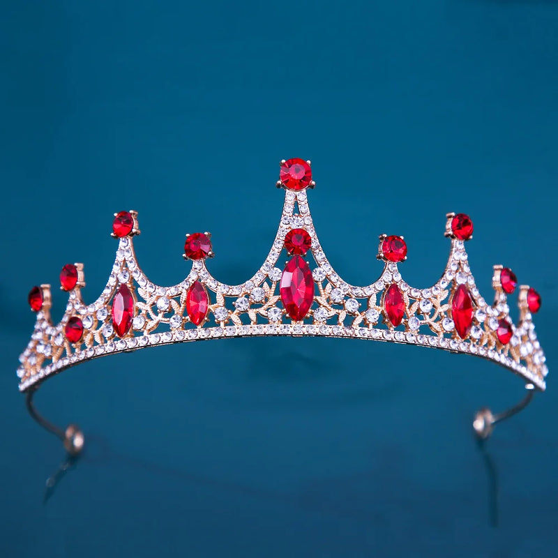 Crystal Tiara Bridal Crown Women Girls Wedding Headwear Jewelry