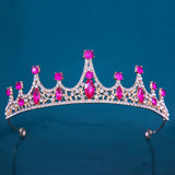 Crystal Tiara Bridal Crown Women Girls Wedding Headwear Jewelry
