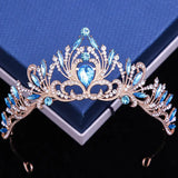 Crystal Tiara Crown Girls Women Party Wedding Rhinestone Bridal Hair Jewelry