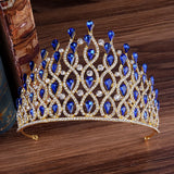 Baroque Wedding Crown Crystal Bridal Tiaras Headbands Hair Accessories