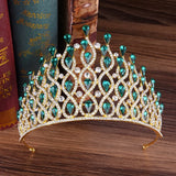 Baroque Wedding Crown Crystal Bridal Tiaras Headbands Hair Accessories