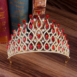 Baroque Wedding Crown Crystal Bridal Tiaras Headbands Hair Accessories