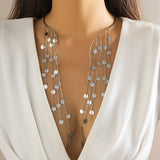 Baroque Pearl Tassel Torques Women Choker Necklace