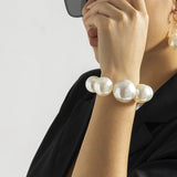 Big Pearl Choker Necklace For Women Girls Gift