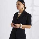 Big Pearl Choker Necklace For Women Girls Gift