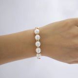 Big Pearl Rhinestone Necklace For Women Girls Gift Choker