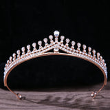 Girls Princess Bridal Crown Sky Crystal Tiara 7 Colors Rhinestone Crow
