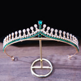 Girls Princess Bridal Crown Sky Crystal Tiara 7 Colors Rhinestone Crow