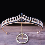 Girls Princess Bridal Crown Sky Crystal Tiara 7 Colors Rhinestone Crow