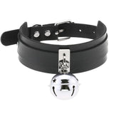 Gothic PU Leather Tassel Chain Choker Collar Necklace