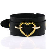 Gothic Heart Pendant Leather Wrap Bracelet Vintage Punk Sport Bangle