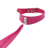 Harajuku Tassel Choker Leather Torques Necklace Vintage Statement Collar