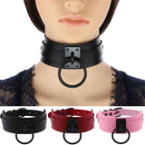 Harajuku Cosplay Gothic Leather Choker Necklace
