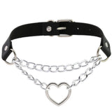 Hip Hop Rivet Choker Chain Necklace Punk Gothic Statement Collar Jewelry