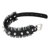 Vintage Lace Leather Choker Necklace Harajuku Gothic Punk Rivet