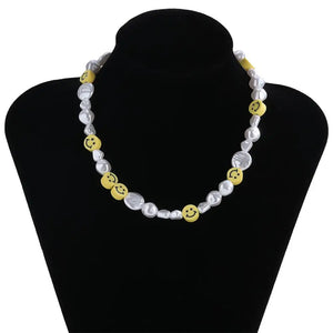 Irregular Pearl Choker Necklace Sweet Girls Jewelry