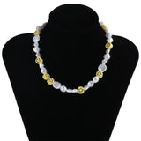 Irregular Pearl Choker Necklace Sweet Girls Jewelry