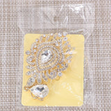 Bridal Crystal Brooch Flower Rhinestone Scarf Bouquet Brooch Pins Wedding