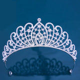 AB Crystal Tiara Crown Wedding Princess Rhinestone Bridal Crown
