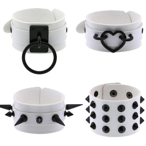 Punk Gothic Goth Rivet Wrap Bracelet For Men Women Girls Jewelry
