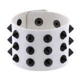Punk Gothic Goth Rivet Wrap Bracelet For Men Women Girls Jewelry
