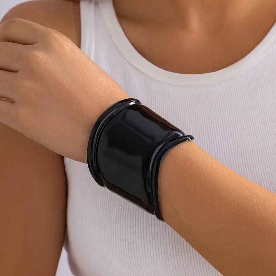 Wide Cuff Bangle Punk Hip Hop Vintage Bracelet