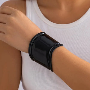 Wide Cuff Bangle Punk Hip Hop Vintage Bracelet