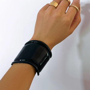 Wide Cuff Bangle Punk Hip Hop Vintage Bracelet
