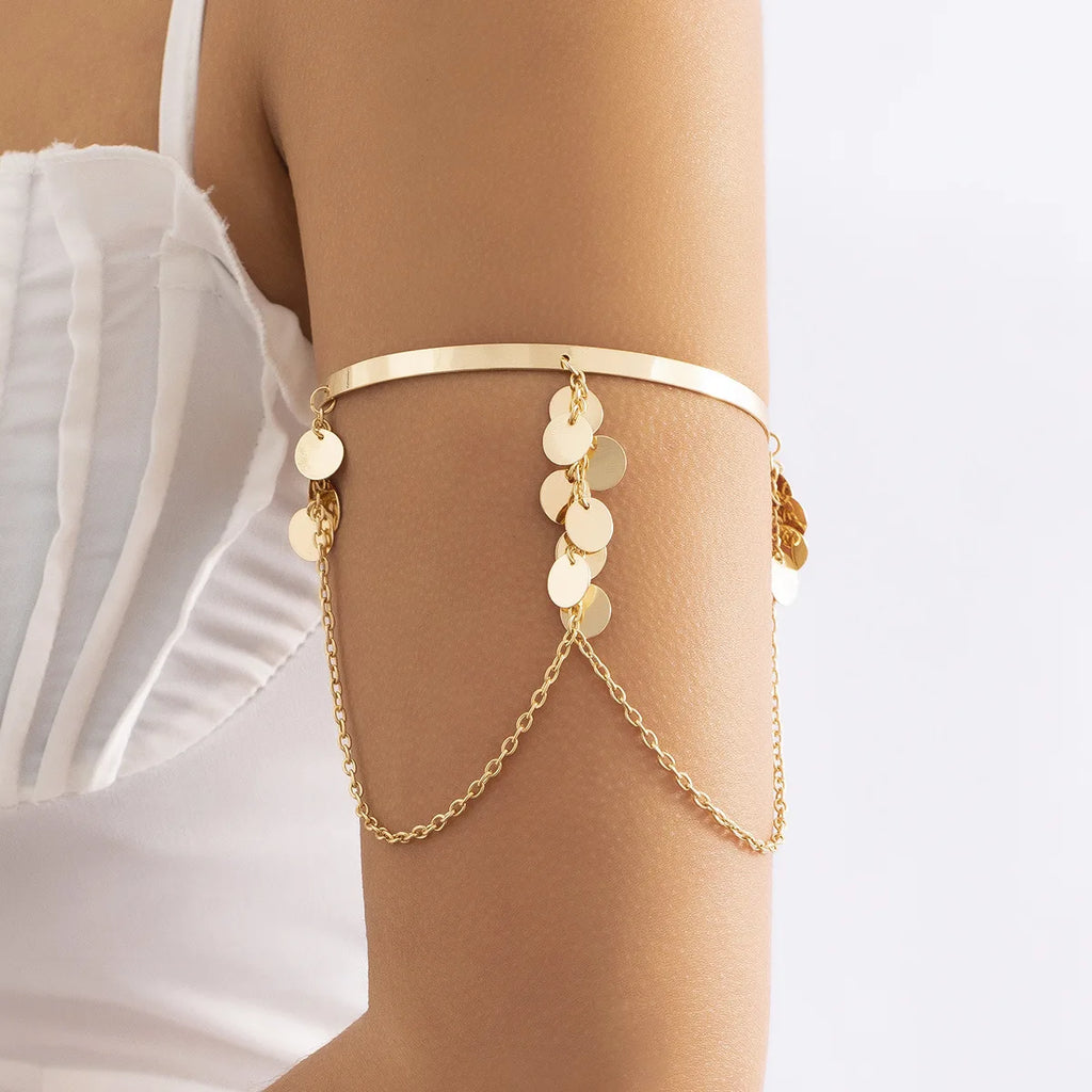 Punk Vintage Tassel Bracelet Gothic Charm Bracelets Arm Bangles