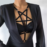 Sexy Gothic Party Beach Bandage Bikini Body Chain Necklace
