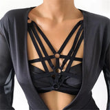 Sexy Gothic Party Beach Bandage Bikini Body Chain Necklace