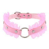 Vintage Harajuku Lace Statement Necklace Couple Punk Choker Collar For Women