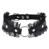 Vintage Harajuku Lace Statement Necklace Couple Punk Choker Collar For Women