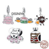 925 Silver Central Perk Pendant Charm for Bracelet Bangle