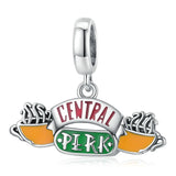 925 Silver Central Perk Pendant Charm for Bracelet Bangle