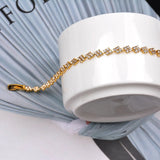 925 Silver Bracelet with 3ct AAA+ CZ, Pulseira Feminina