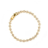 925 Silver Bracelet with 3ct AAA+ CZ, Pulseira Feminina