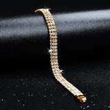 Austrian Crystal Charm Bracelet 925 Silver Pulseira Feminina Party Girls Box