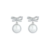 925 Silver Pearl Earrings for Women