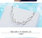 Bohemia 925 Silver Bracelets for Women Pulseira Feminina Party Jewelry