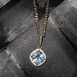 14K Yellow Necklace Wedding Rings for Women 3 Carats AAA+ Diamond
