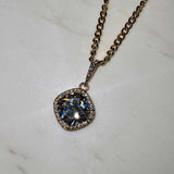 14K Yellow Necklace Wedding Rings for Women 3 Carats AAA+ Diamond