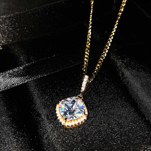 14K Yellow Necklace Wedding Rings for Women 3 Carats AAA+ Diamond