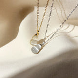 14K Geometric Jade Pendant Necklace for Women Bohemian Gemstone Jewelry